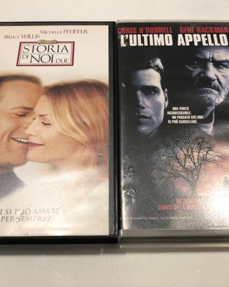 2 VIDEOCASSETTE:STORIA DI NOI DUE,L'ULTIMO APPELLO