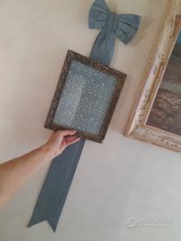 Fiocco parete da cornici seta vintage retrò '800