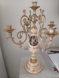trittico da camino vintage Rostema -stile limoge