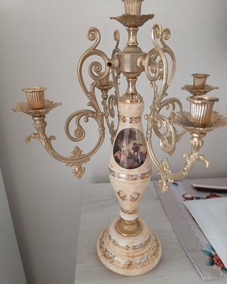 trittico da camino vintage Rostema -stile limoge