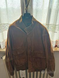 Giacca uomo vera pelle scamosciata ZARRO vintage