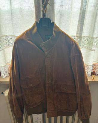 Giacca uomo vera pelle scamosciata ZARRO vintage