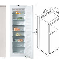 Freezer Congelatore verticale