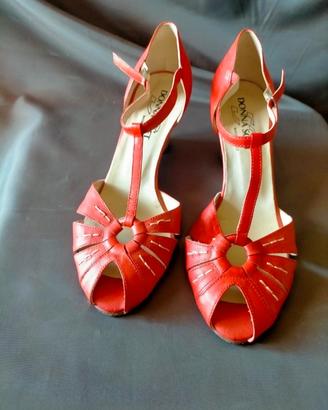 scarpe donna rosse