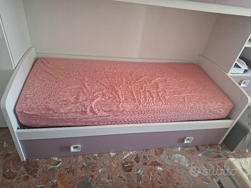 rete letto e materasso 