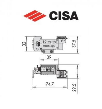 Bobina elettroserratura Cisa Elettrika