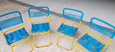 SET SEDIE DA CAMPEGGIO