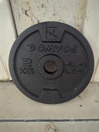 Domyos 2kg ghisa 28mm x8