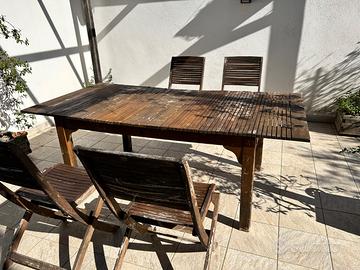 tavolo giardino