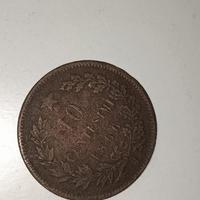 Moneta 10 centesimi 1866