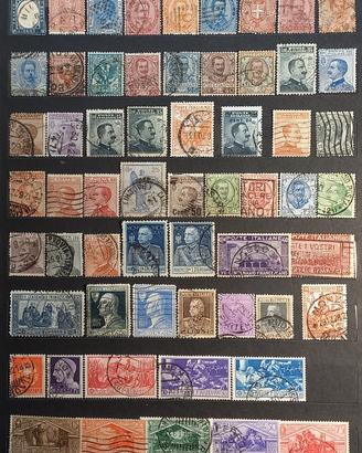 Lotto n.150 francobolli REGNO d'ITALIA, diversi