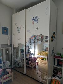 Armadio per camera bimbi 180x60 altezza 240
