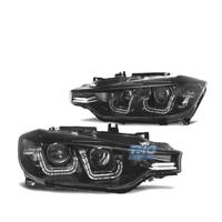 FARI BMW F30 F31 11-15 XENON LUCE DIURNA LED NERO