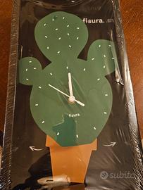 Orologio a parete a forma di cactus 