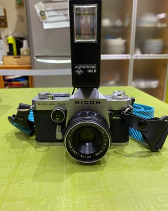 Macchina fotografica Ricoh Singlex TLS + Flash
