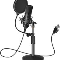 YOTTO Microfono USB a Condensatore cardioide