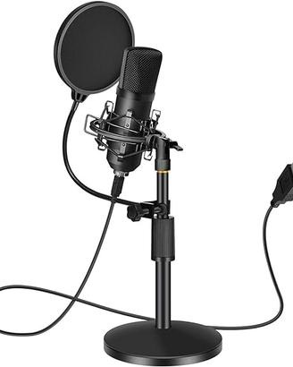 YOTTO Microfono USB a Condensatore cardioide