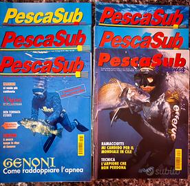 Lotto di sei riviste per gli amanti della pesca