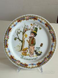 Piatto “Primavera” decorativo stagioni