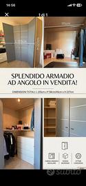 Armadio angolare
