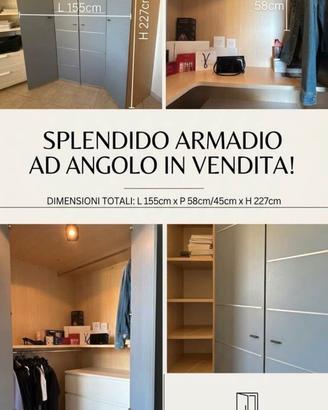 Armadio angolare