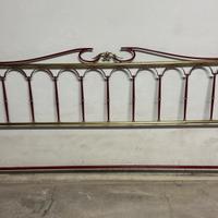 Sponde letto matrimoniale anni 50 in ottone