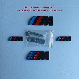 Emblema Bmw Msport anteriore posteriore e laterali