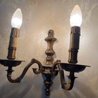 Applique coppia in bronzo