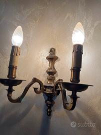 Applique coppia in bronzo