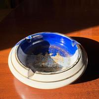 🟦 Posacenere vintage in ceramica neoclassico