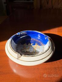 🟦 Posacenere vintage in ceramica neoclassico