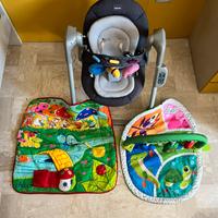 Sdraietta dondolo Inglesina Neonato con 2 tappeti