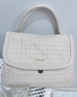 Pollini borsa a spalla Heritage color avorio