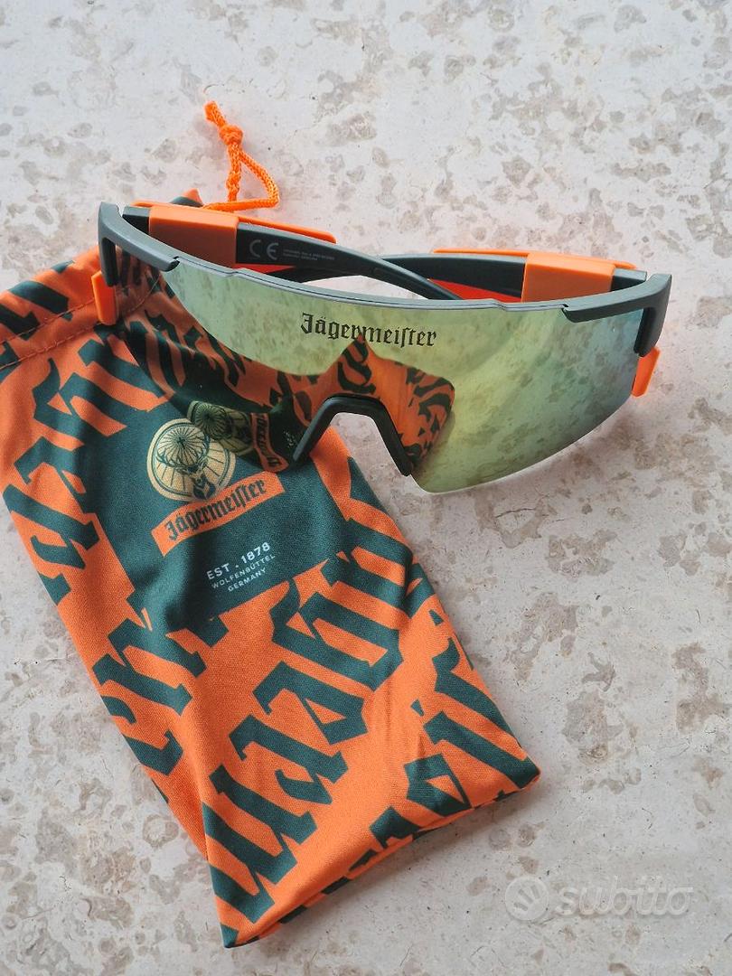 Jägermeister - Occhiali Da Sole Con Stanghette Verdi - Categoria Filtro 3
