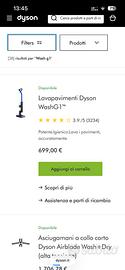 Lavapavimenti Dyson Wash G1