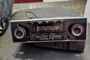 Autoradio epoca Becker anni 80 con presa aux