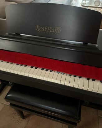 Pianoforte elettrico con sgabello