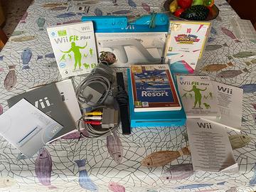 Console Wii celeste completa+ Wii zapper+ Balance