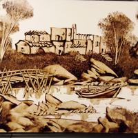 Quadro su cartoncino 33 x 24 cm di Salvatore Spano