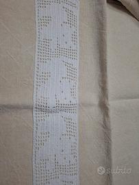 asciugamani di canapa antica fatto a mano 