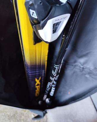 sci SALOMON X-PRO MG powerline, CARVE rocker, Aliu
