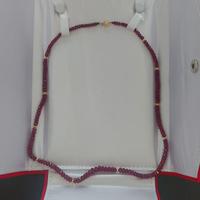 Girocollo in rubini su oro 