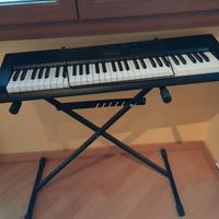 Tastiera Casio TKT-1200 + supporto in metallo nero