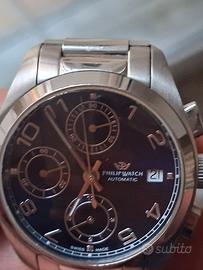 Orologio Philip Watch uomo acciaio automatico cron