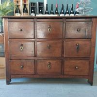 MOBILE DA FARMACIA DEL 700  IN NOCE MASSELLO