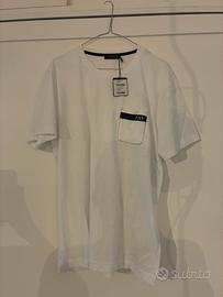 Fay - T-shirt in cotone con taschino