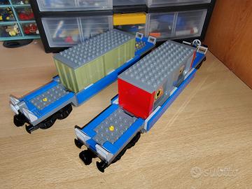 lego coppia carri merci porta casse