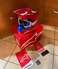 Casco Alpinestars SM5 M + Occhiali Alpinestars