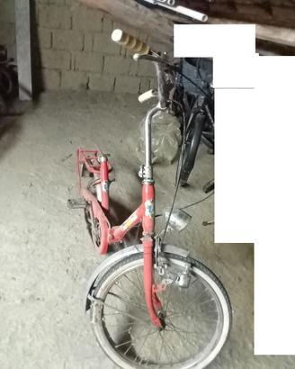 Bicicletta pieghevole anni 80 da restaurare