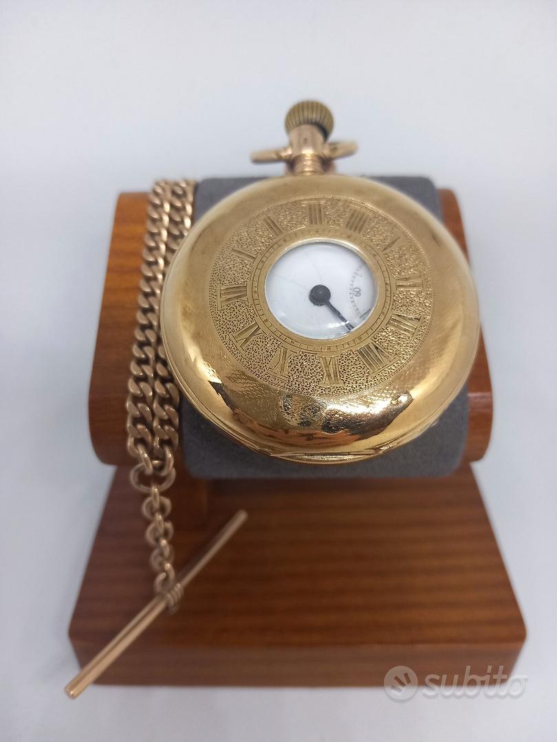 Orologio Tasca Remontoir Ancre Ligne ORO 14K Collezionismo In vendita a Ravenna